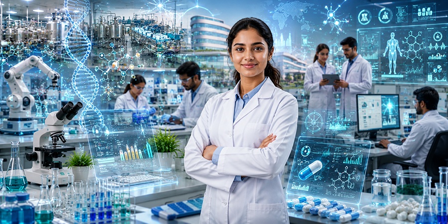 The Future of Pharmacy in India by 2030: Careers, Technology & Opportunities for Students
